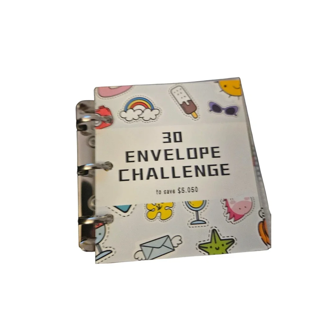 30 Envelope Savings Challenge Binder Wallet Organizer‎ Budgeting Planner